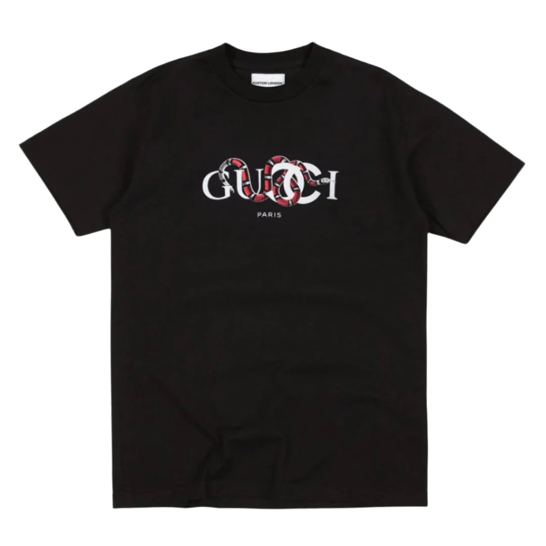 Kustom London GC Snakes T-Shirt Black